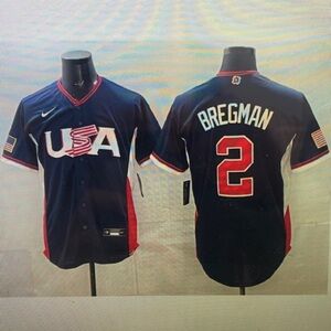 😘Alex Bregman Navy Stitched Jersey😇